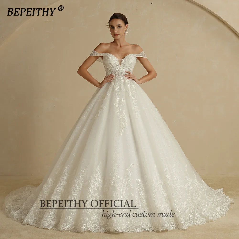 BEPEITHY Individuelles Prinzessinnen-Brautkleid mit Herzausschnitt