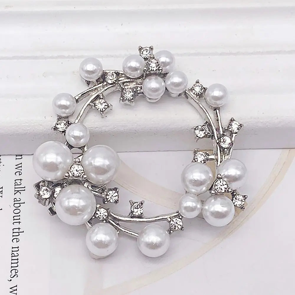 1 Paar Perle Strass Brautschuhe Blume Klassisches Temperament DIY Schuhschnalle Schuhzubehör High Heels Schmuck