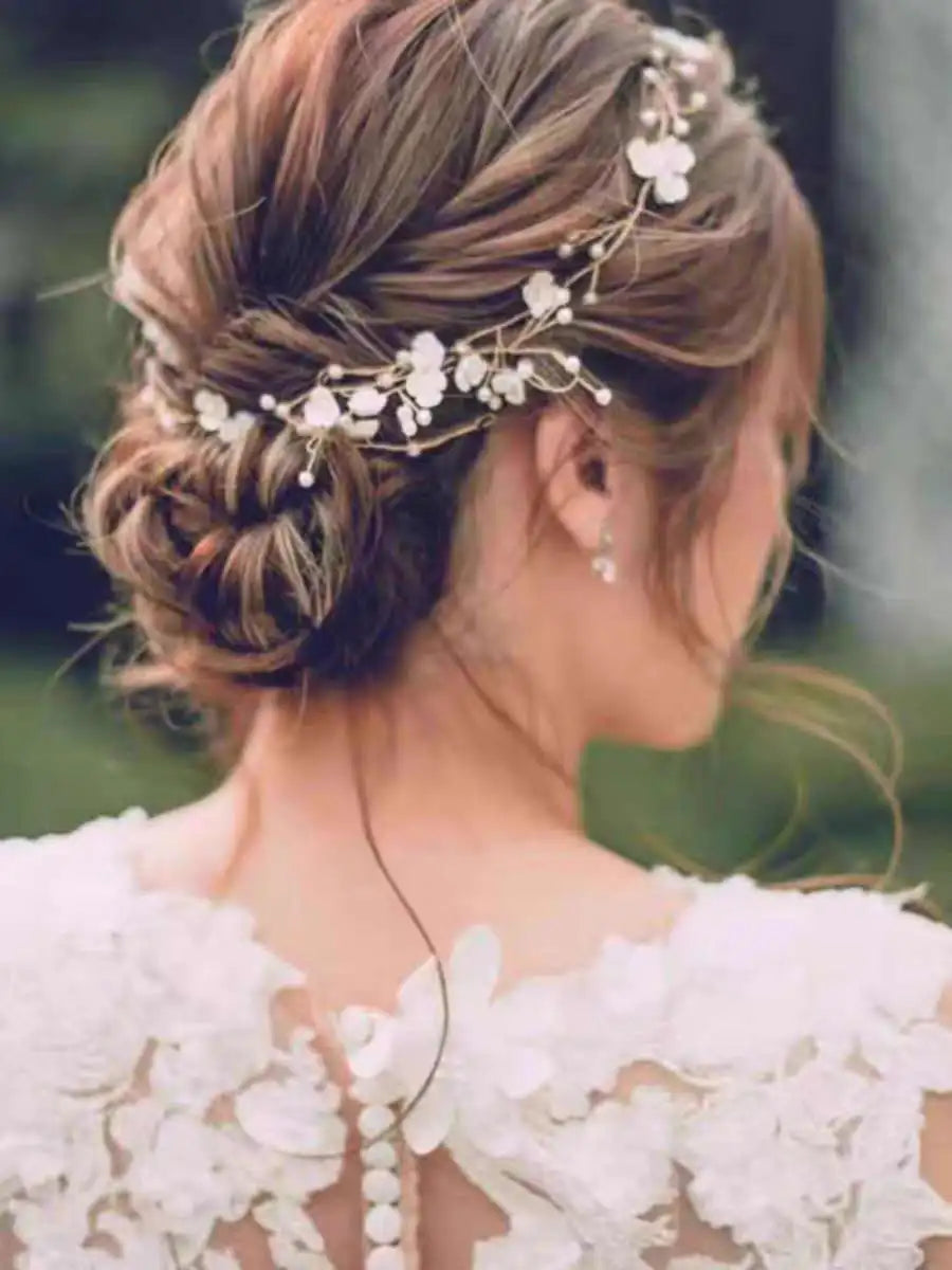 Hochzeit Haarschmuck Kristall Perle Reben Kopf Gürtel Brautschmuck Modeschmuck Braut Kopfschmuck Stirnbänder Zubehör