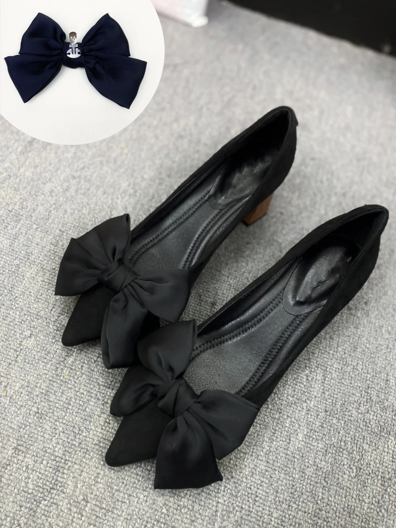 1 paar neue braut schuhe weiß großen bogen frauen schuh schnalle DIY abnehmbare täglichen alle passenden abnehmen satin schuhe blume schuh c