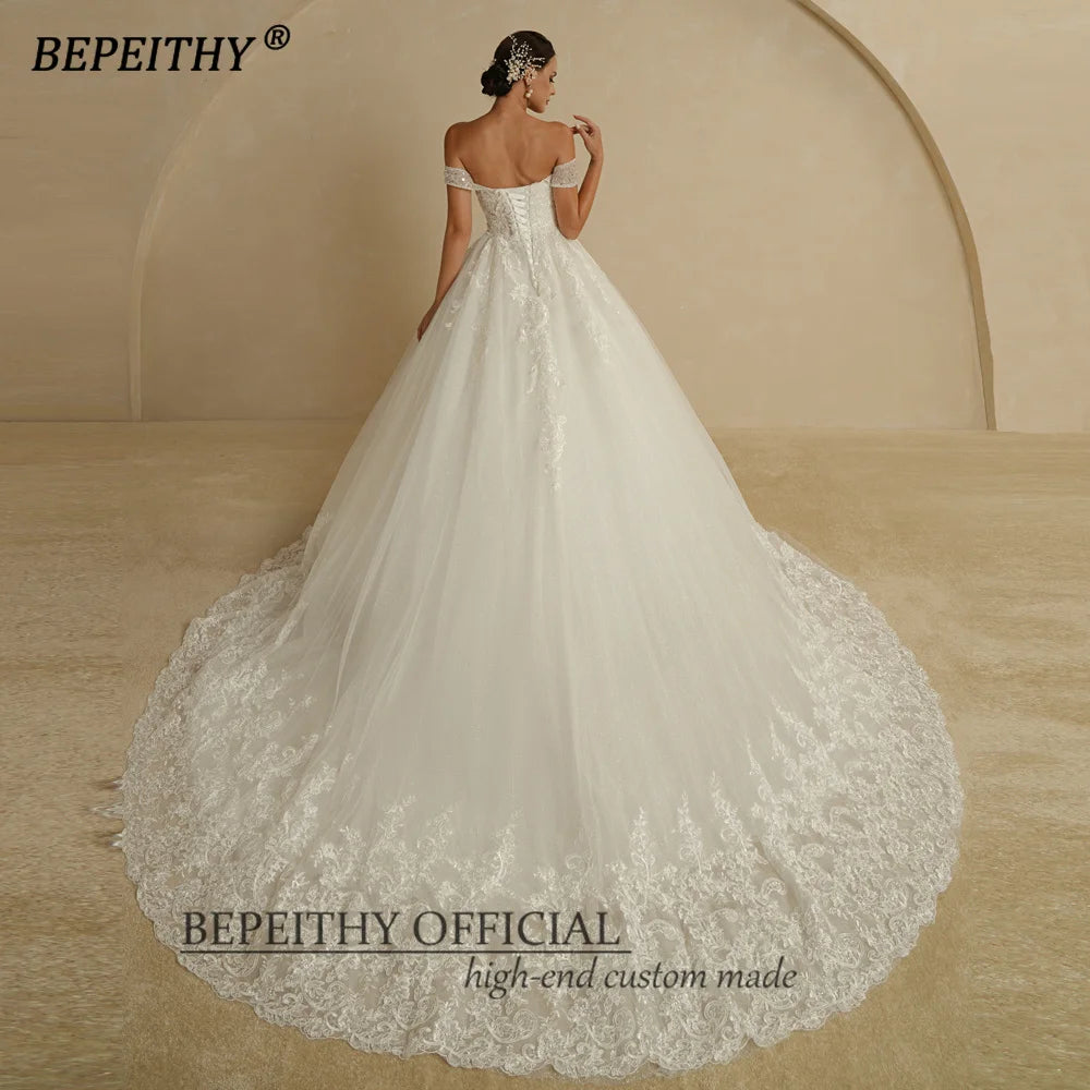 BEPEITHY Individuelles Prinzessinnen-Brautkleid mit Herzausschnitt